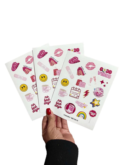 Stickers Pink Power